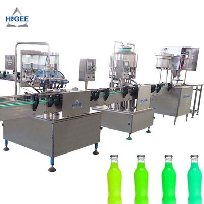 1000 Bph Thiết bị đóng chai nước giải khát có ga / Thiết bị đóng chai nóng nhà cung cấp