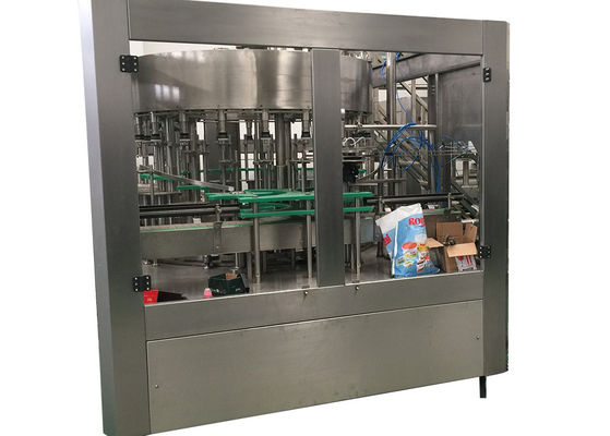 Thiết bị đóng chai nước giải khát có ga 3 trong 1 Monoblock nhà cung cấp
