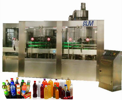 Máy chiết rót trà / nước trái cây 1000BPH - 24000BPH nhà cung cấp